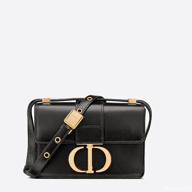 Bag Dior Calfskin Box Black Montaigne Micro 30 0529 Luxury